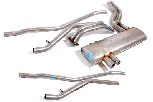 Mild Steel Standard Full Exhaust System - TR5-TR6 Pi and TR6 Late Carb - RR1115MS